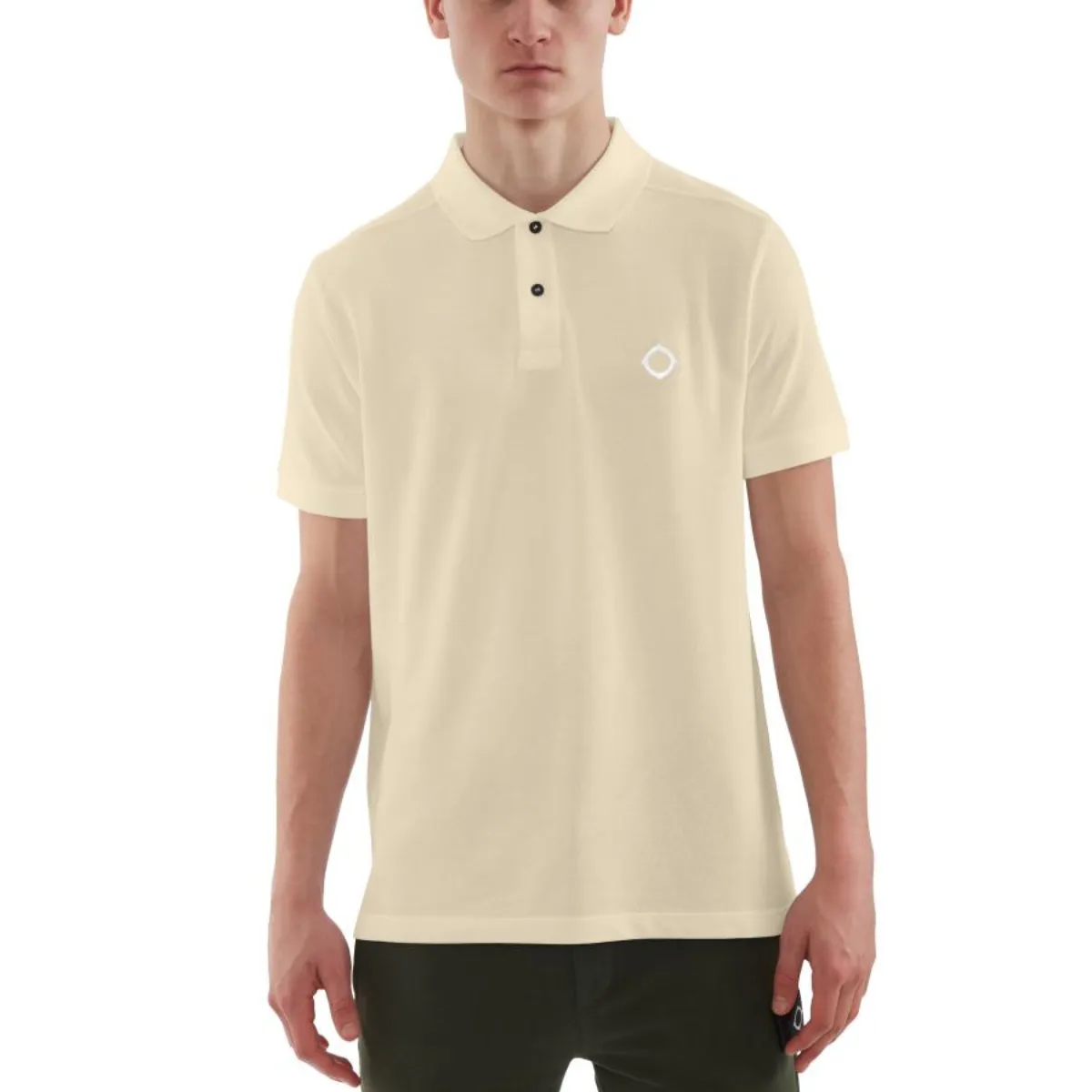 MA.STRUM - Pique Polo in Ash