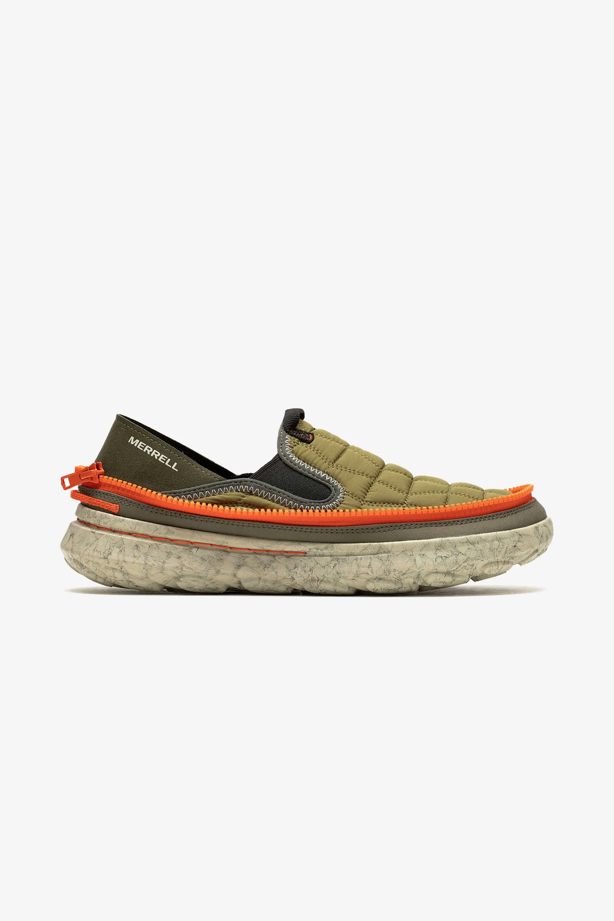 Merrell Men's Hut Moc 2 Packable in Avocado/Tangerine