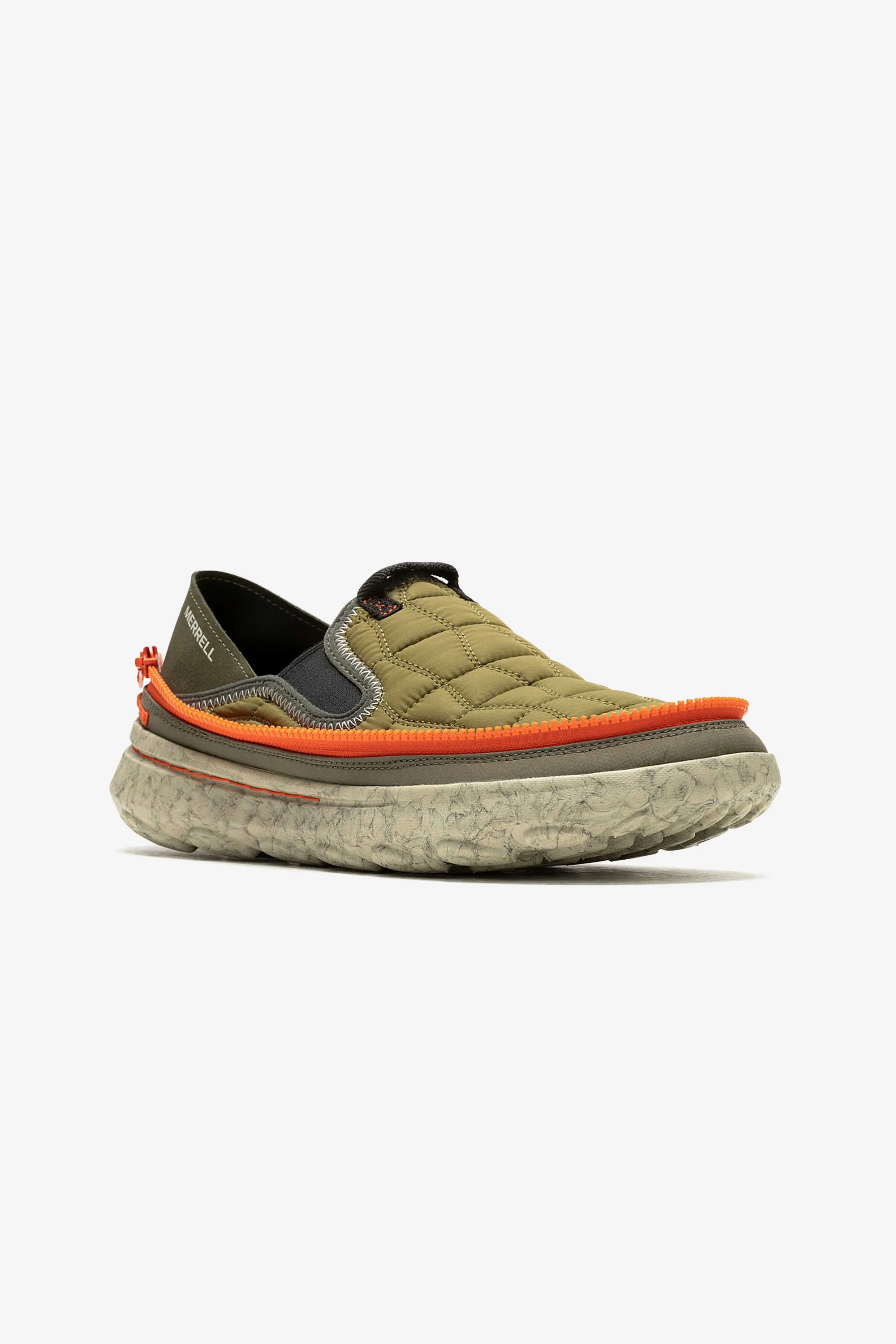 Merrell Men's Hut Moc 2 Packable in Avocado/Tangerine