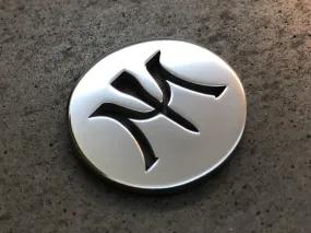 Miura Golf Ball Marker Mirror Chrome