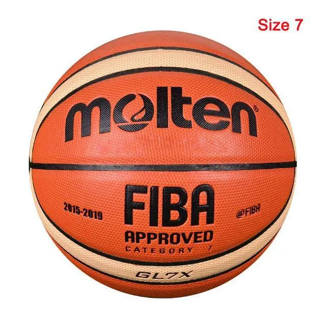 New High Quality Basketball Ball Official Size 7/6/5 PU Leather Outdoor Indoor