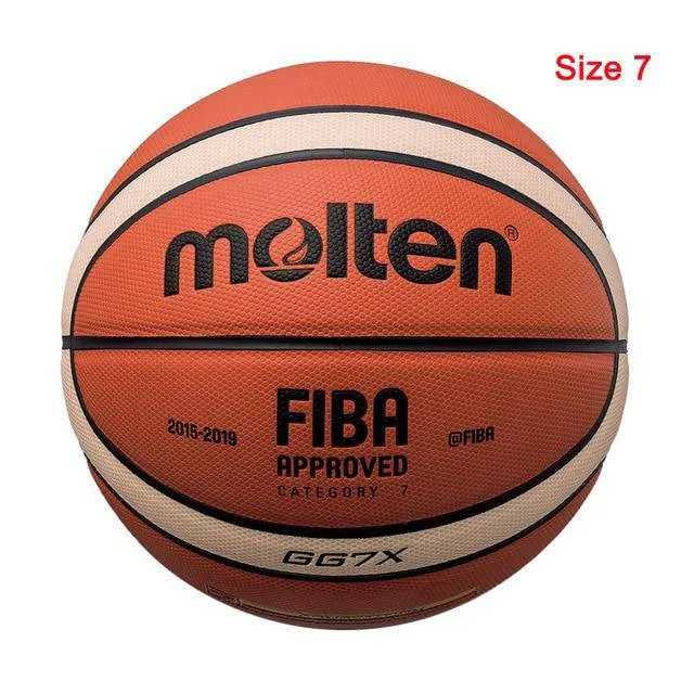 New High Quality Basketball Ball Official Size 7/6/5 PU Leather Outdoor Indoor