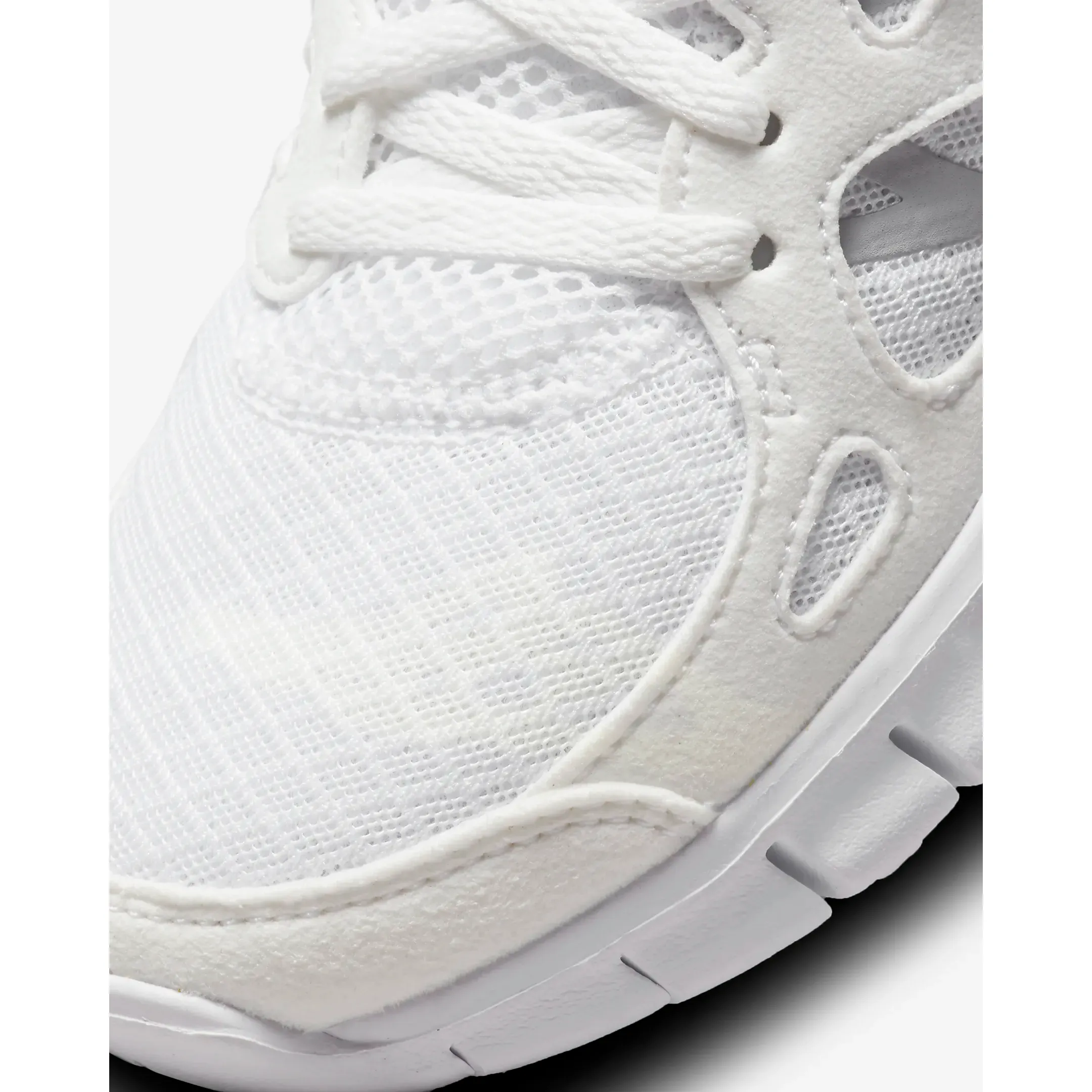 Nike Kid's Free Run 2 Shoes - White / Wolf Grey / Black