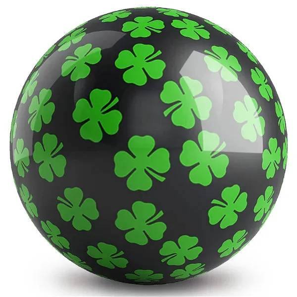 OnTheBallBowling Shamrocks Ball Bowling Ball