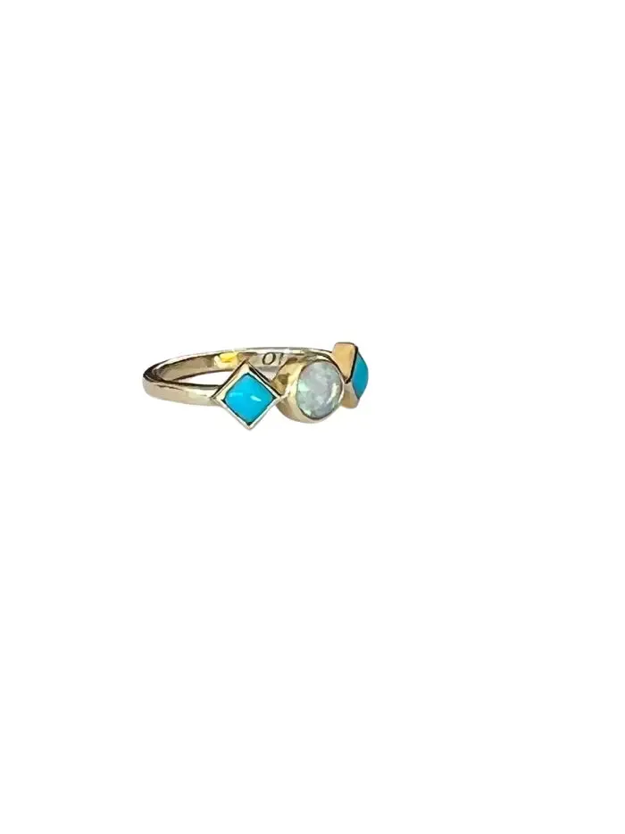 Opal and Turquoise Ring-SOLD OUT