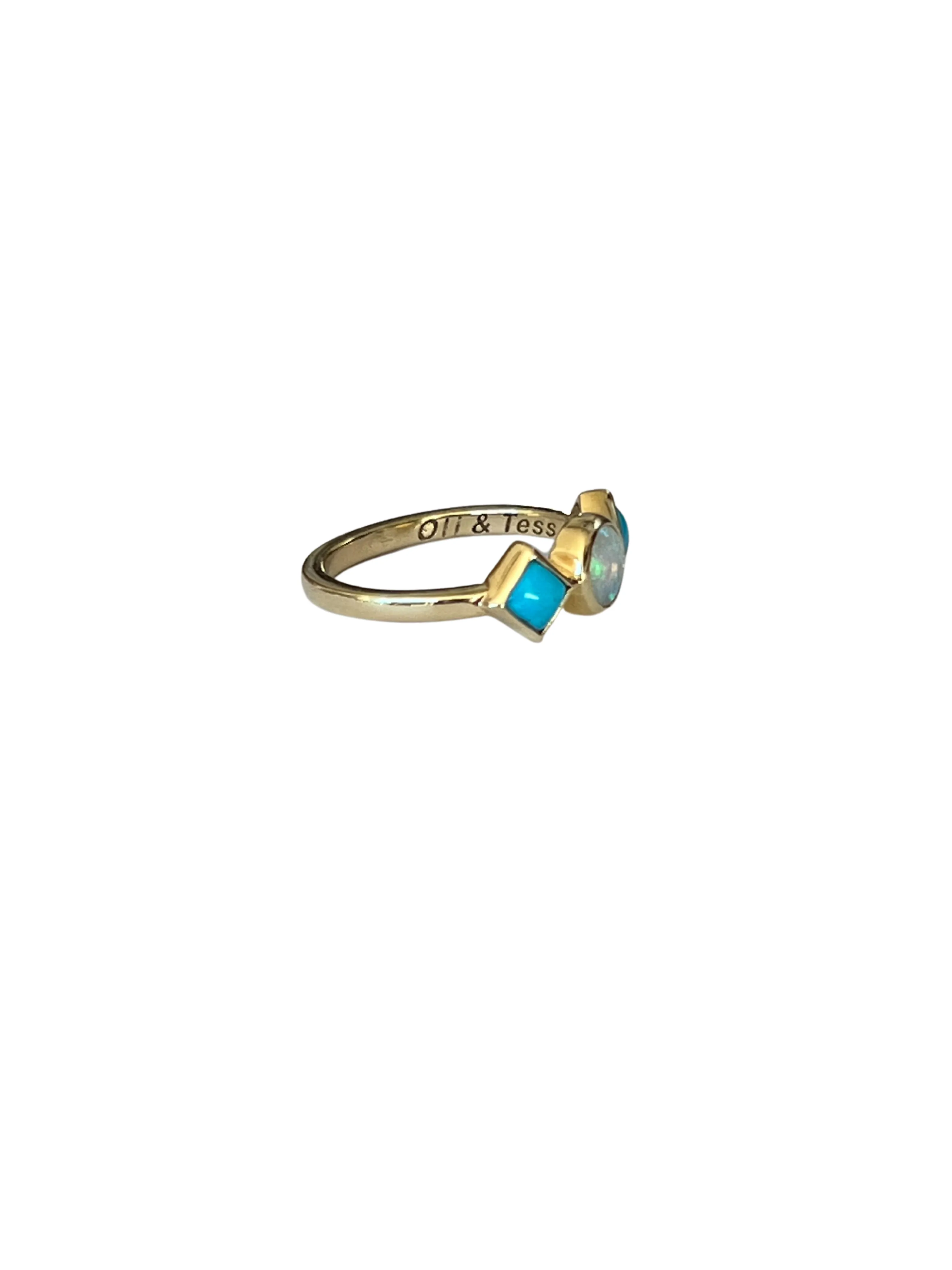 Opal and Turquoise Ring-SOLD OUT