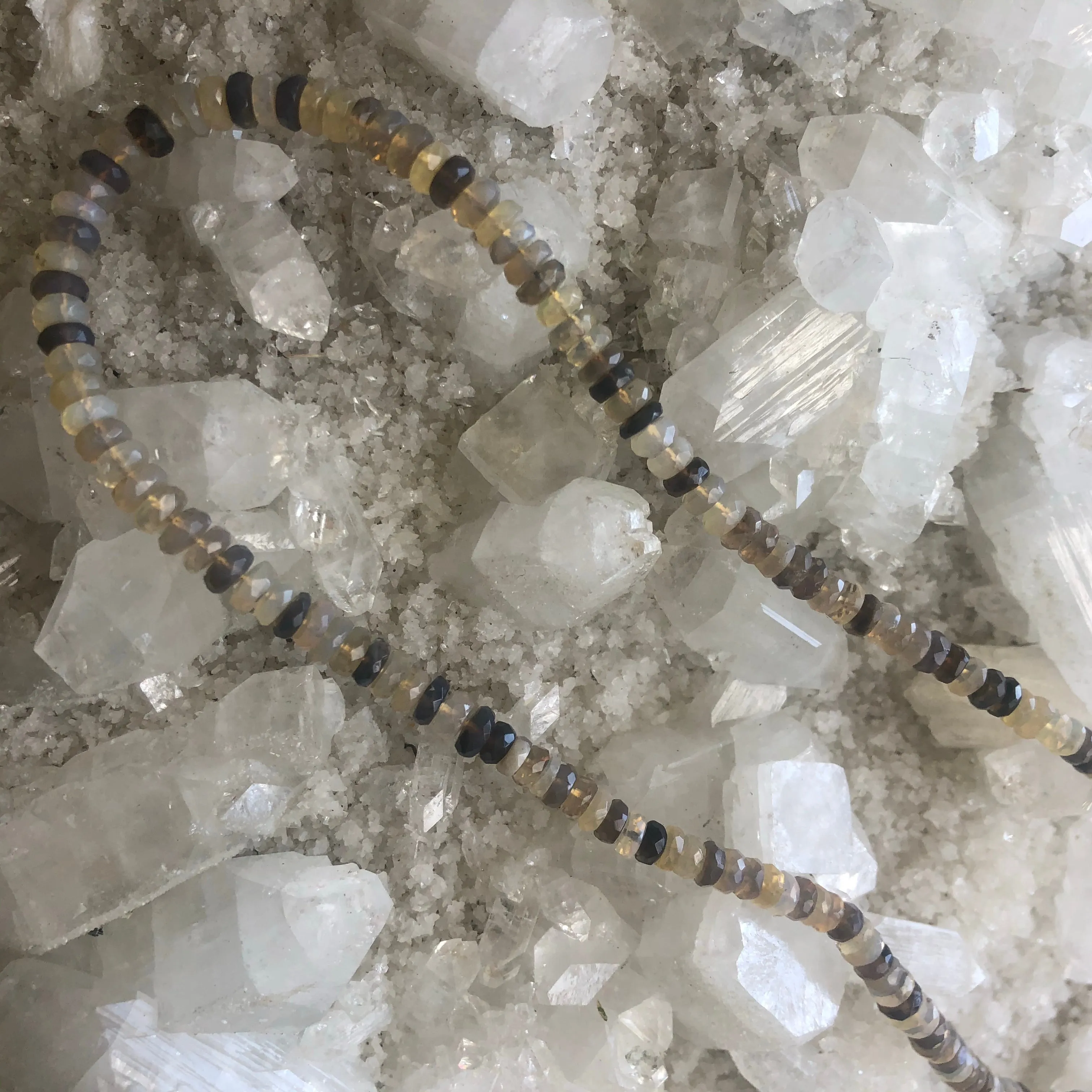 Opal Beaded Necklace