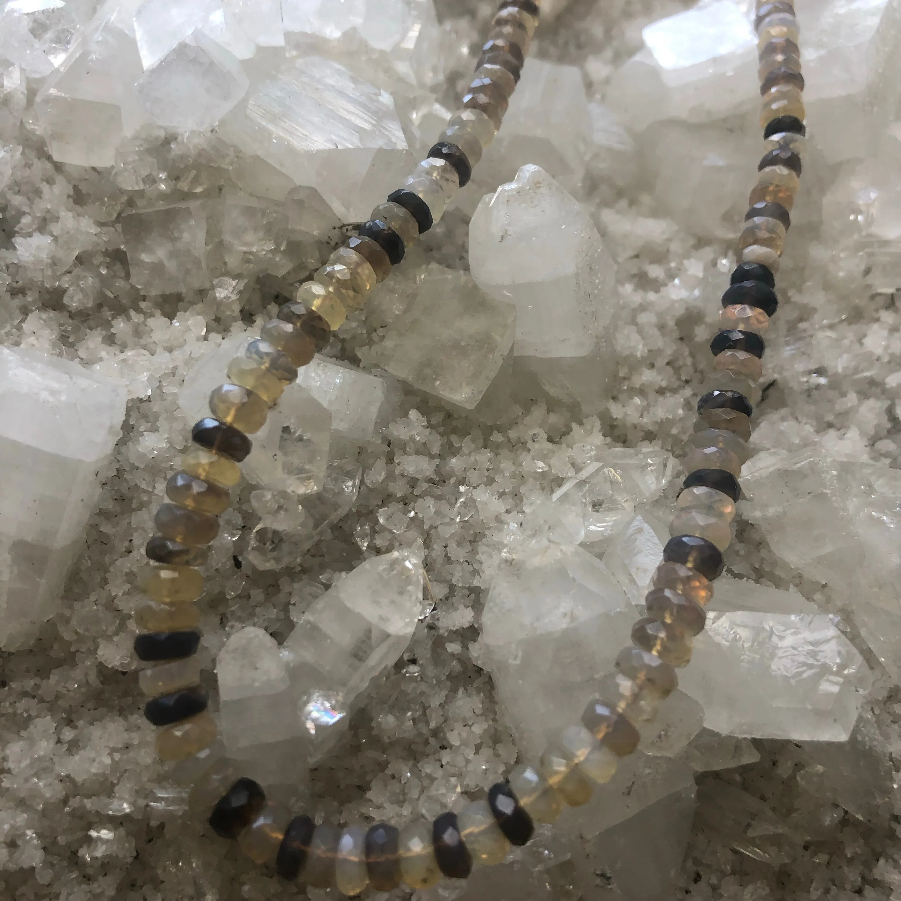 Opal Beaded Necklace