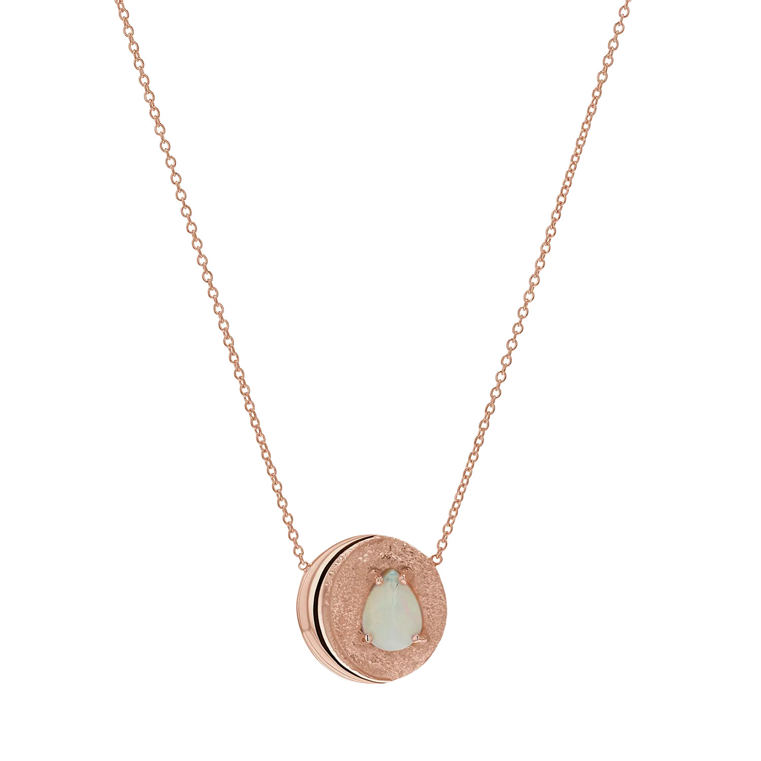 Opal Moon Necklace