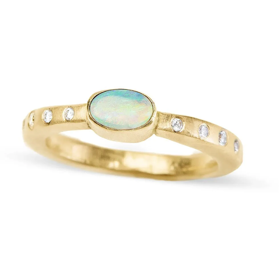 Opal Rebecca Ring