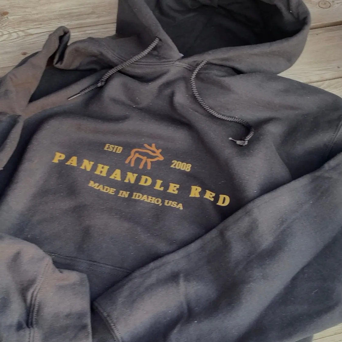 Panhandle Red Hooded Sweatshirt