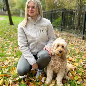 Personalised Varsity Sherpa Fleece Jacket