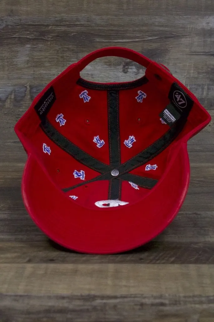 Philadelphia Phillies All Over Bell Confetti Red Women's Dad Hat