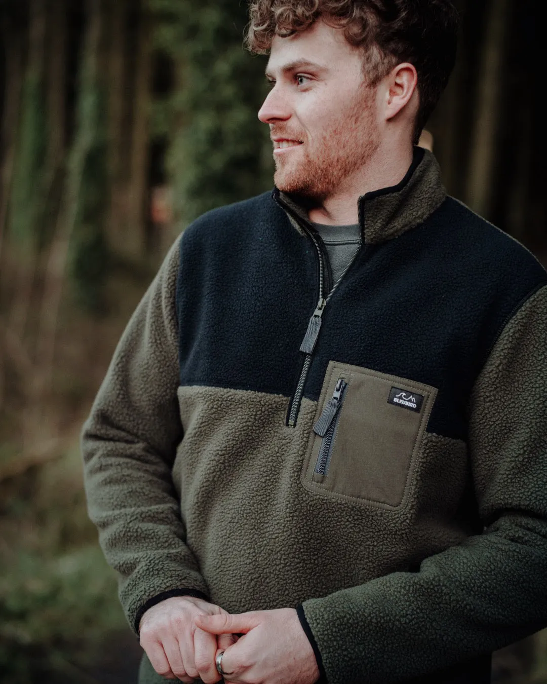 Polar 1/4 Zip Fleece - Forest