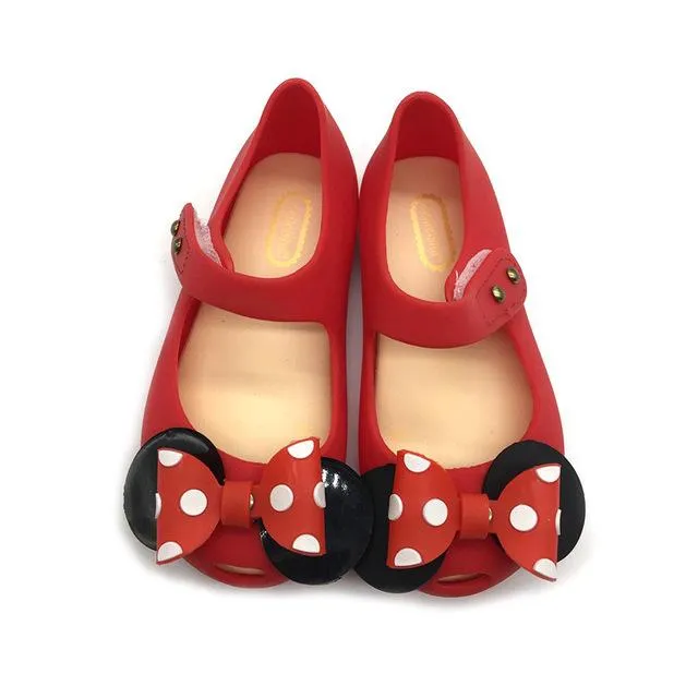 Priority Shipping -  Bowtique Polka Dotty Jelly Sandals