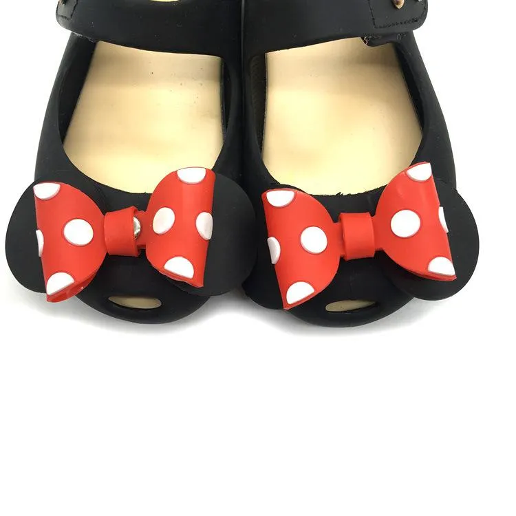 Priority Shipping -  Bowtique Polka Dotty Jelly Sandals