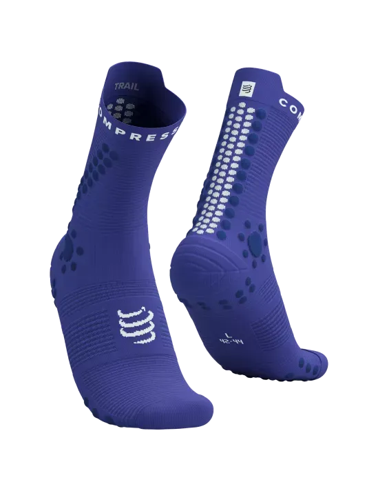 Pro Racing Socks v4.0 TRAIL Dazzling Blue/Dress Blues/White