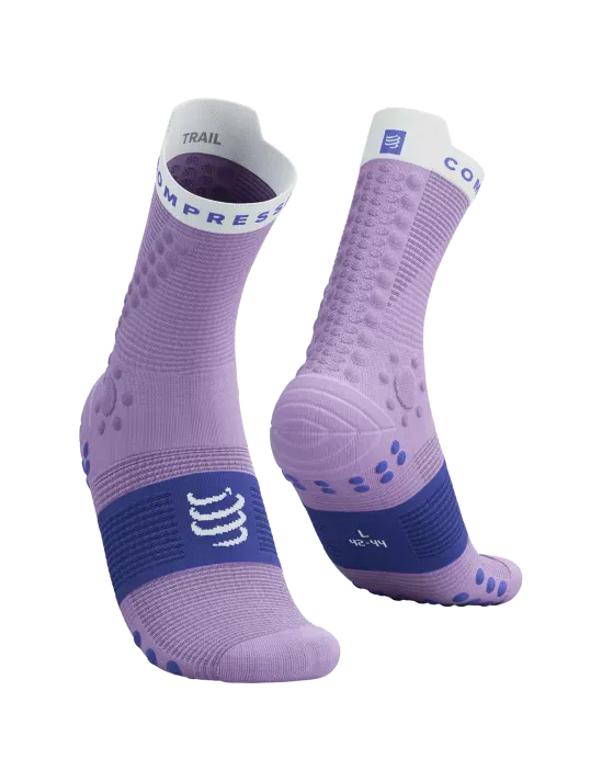 Pro Racing Socks v4.0 TRAIL Lupine/Dazzling Blue/White