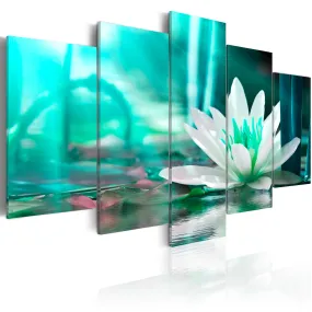 Quadro Turquoise Lotus