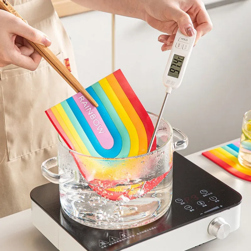 Rainbow Silicone Table Mat