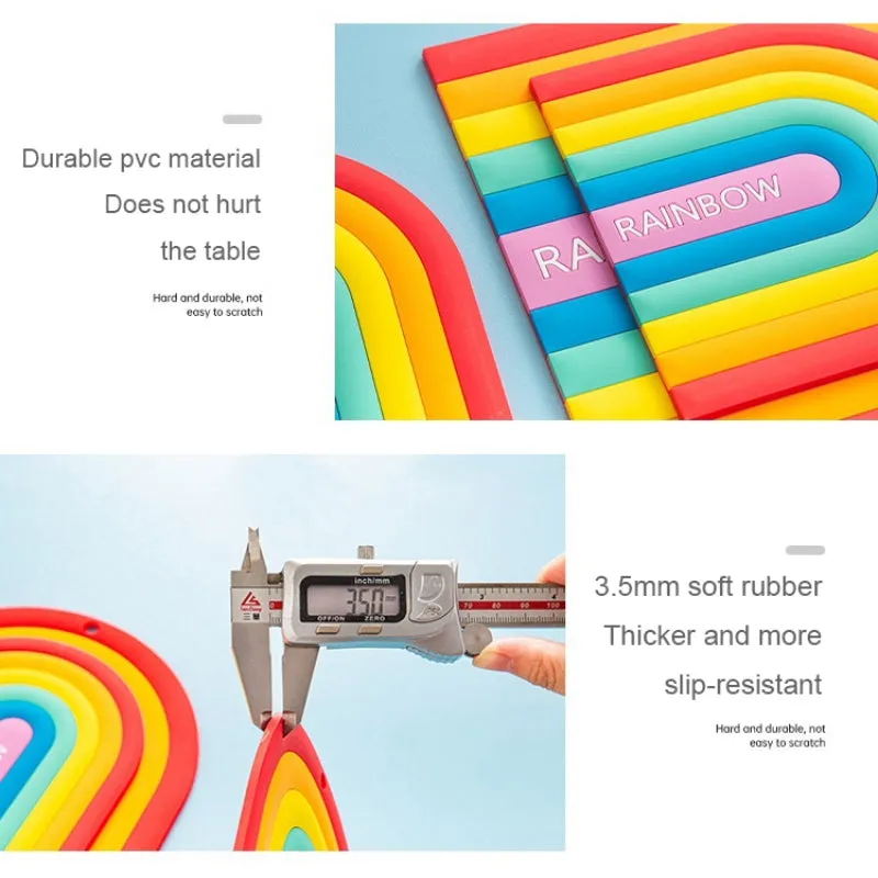 Rainbow Silicone Table Mat