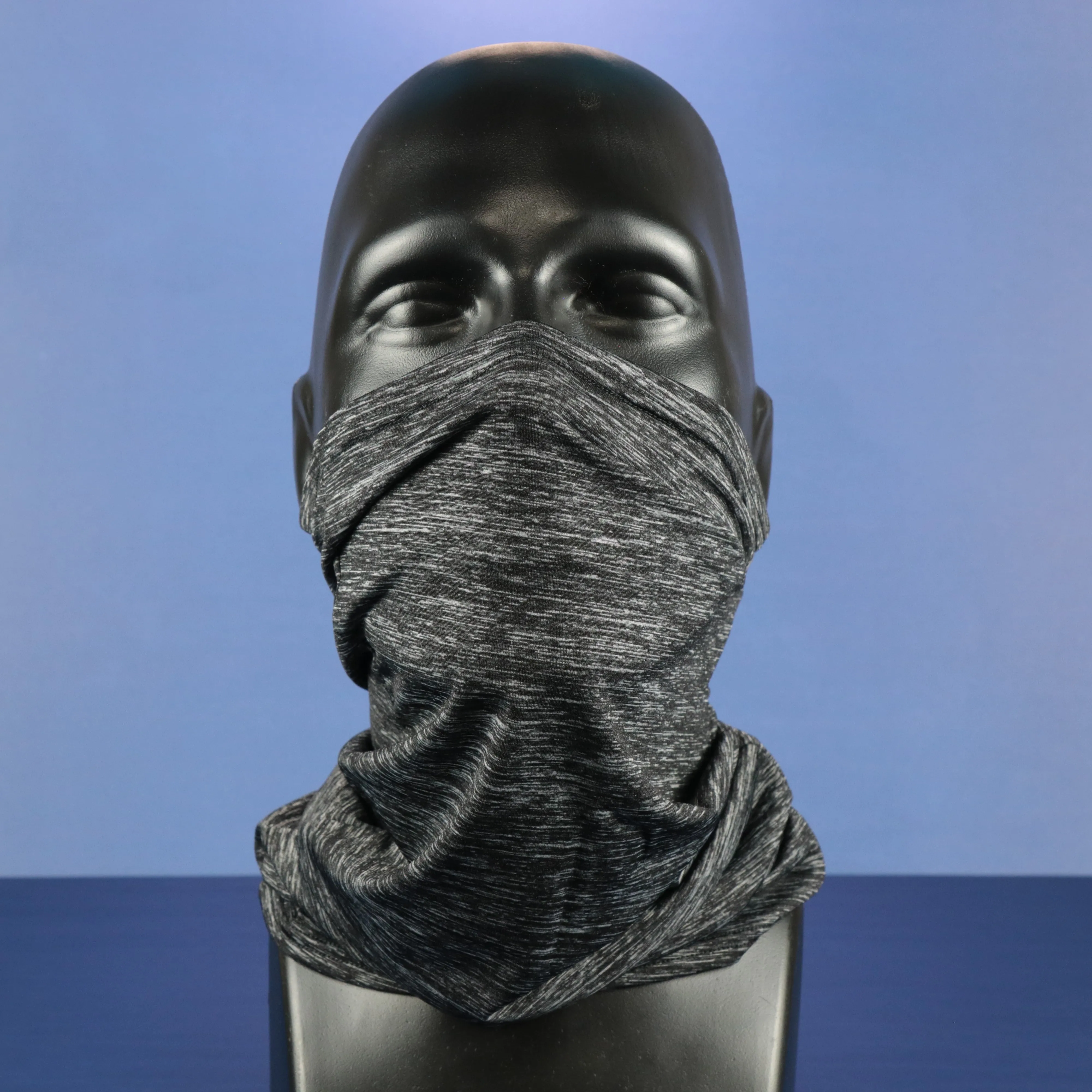 Reflective Neck Gaiter Face Cover | Heather Gray Face Cover