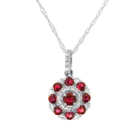 Ruby & Diamond Necklace