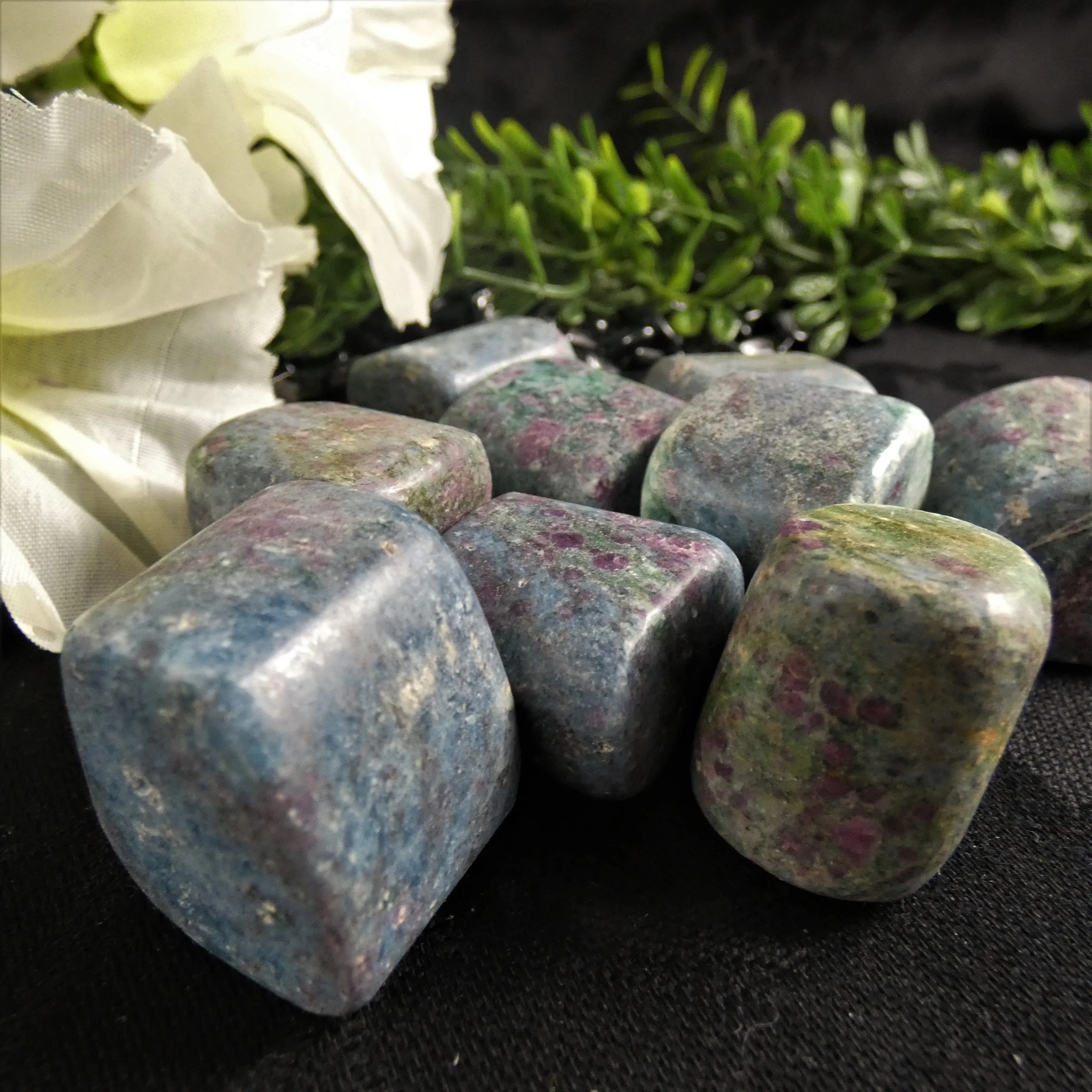 Ruby Fuchsite Polished Stones(various)