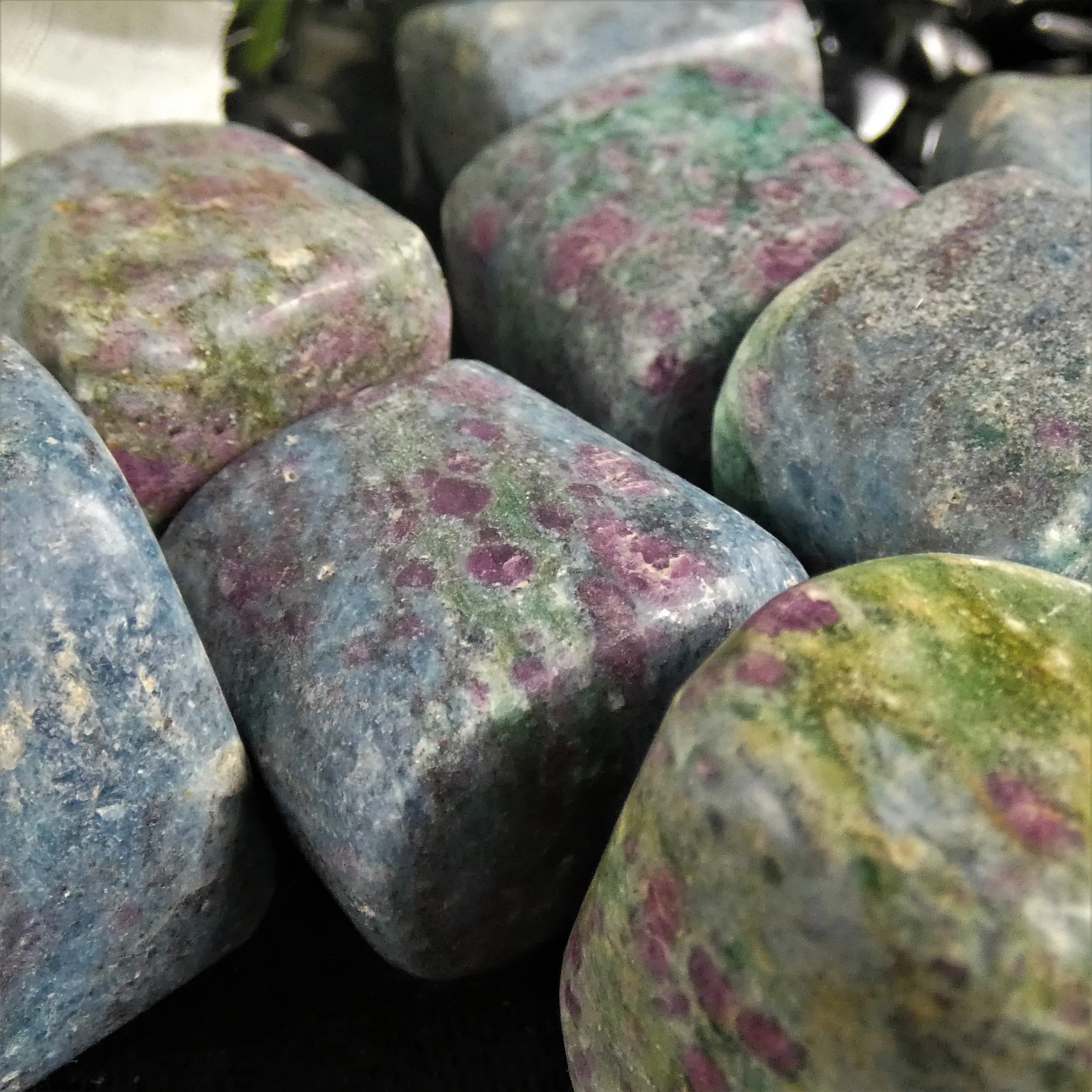 Ruby Fuchsite Polished Stones(various)