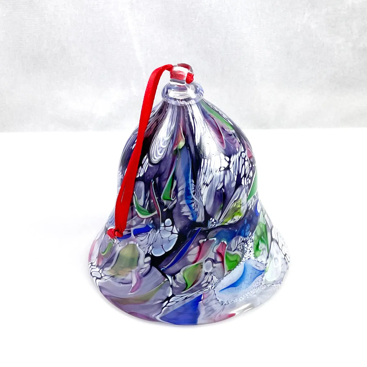 Sandwich Glass Museum Bell Ornament Art Glass