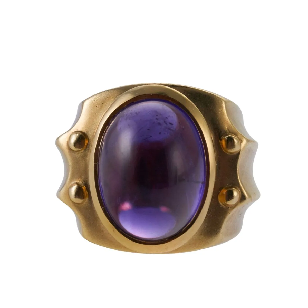 Seidengang Amethyst Gold Ring