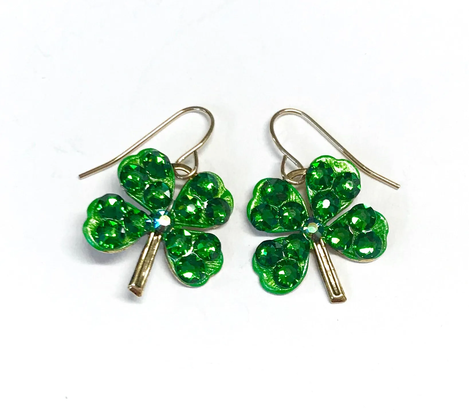 Shamrock Earrings - Four Leaf Clover - St Patrick’s Day Jewelry