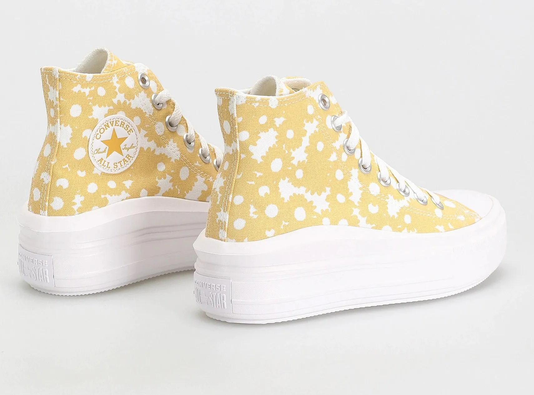 shoes Converse Chuck Taylor All Star Move Floral Platform Hi - A01194/Cyber Mango/White/White - women´s