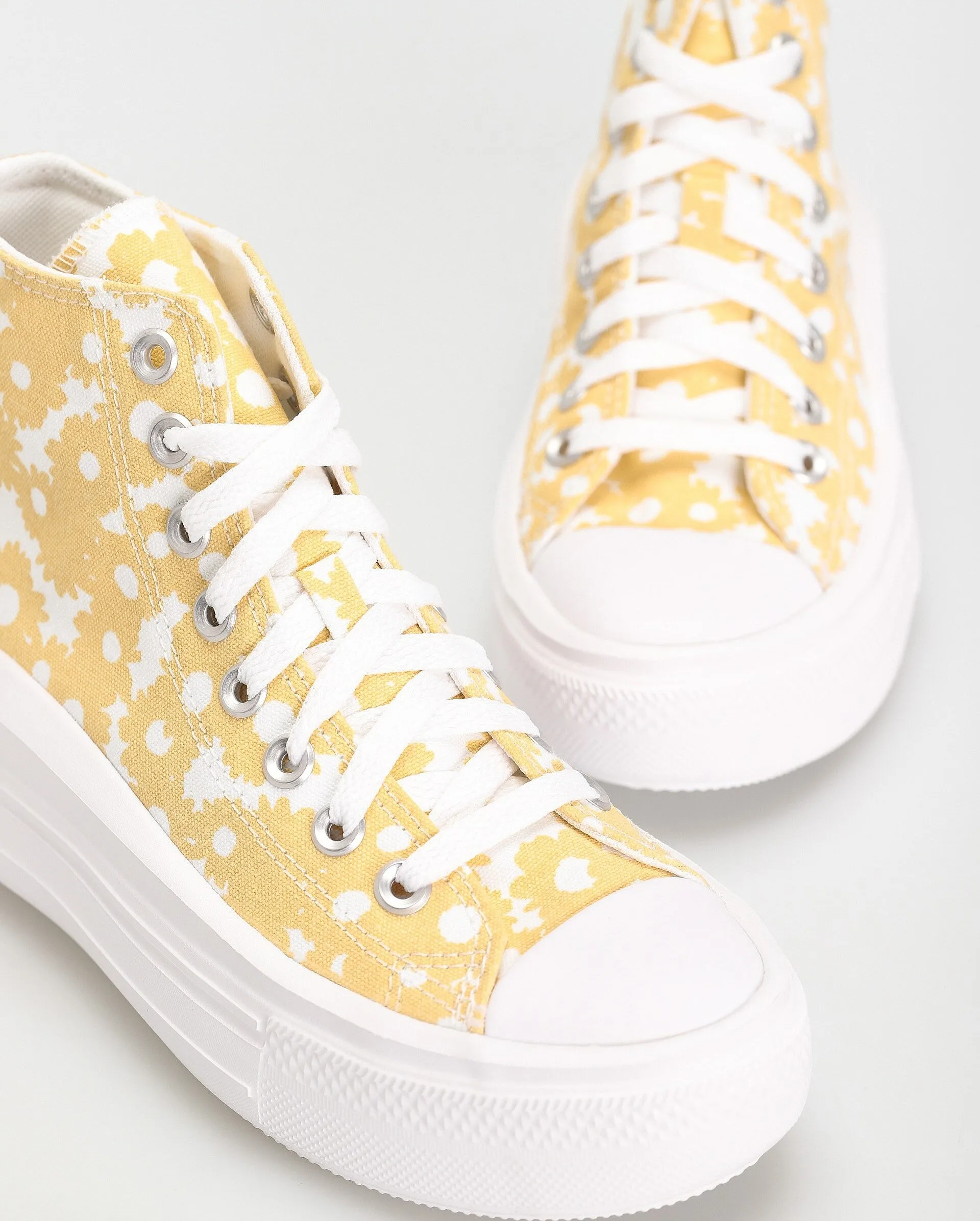 shoes Converse Chuck Taylor All Star Move Floral Platform Hi - A01194/Cyber Mango/White/White - women´s