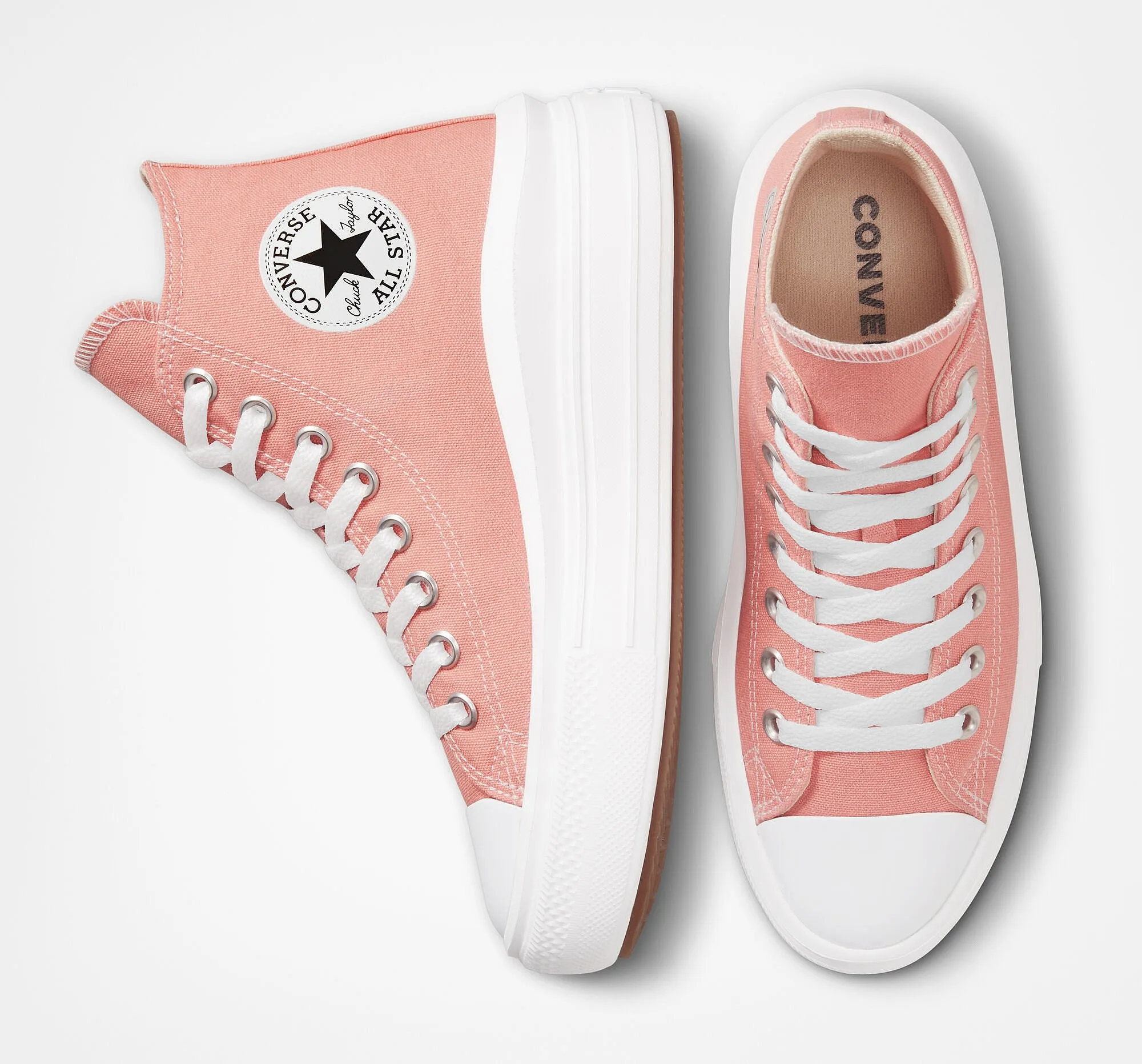 shoes Converse Chuck Taylor All Star Move Platform Seasonal Hi - A03544/Lawn Flamingo/White/White - women´s