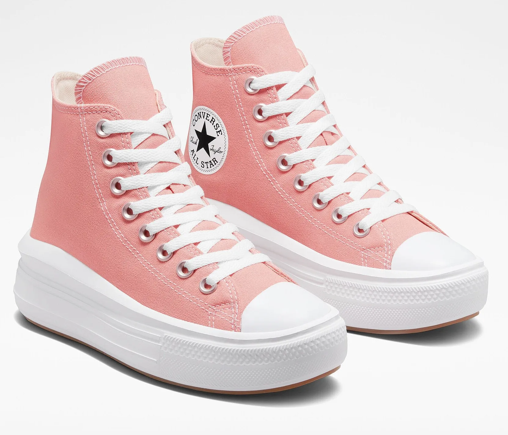 shoes Converse Chuck Taylor All Star Move Platform Seasonal Hi - A03544/Lawn Flamingo/White/White - women´s