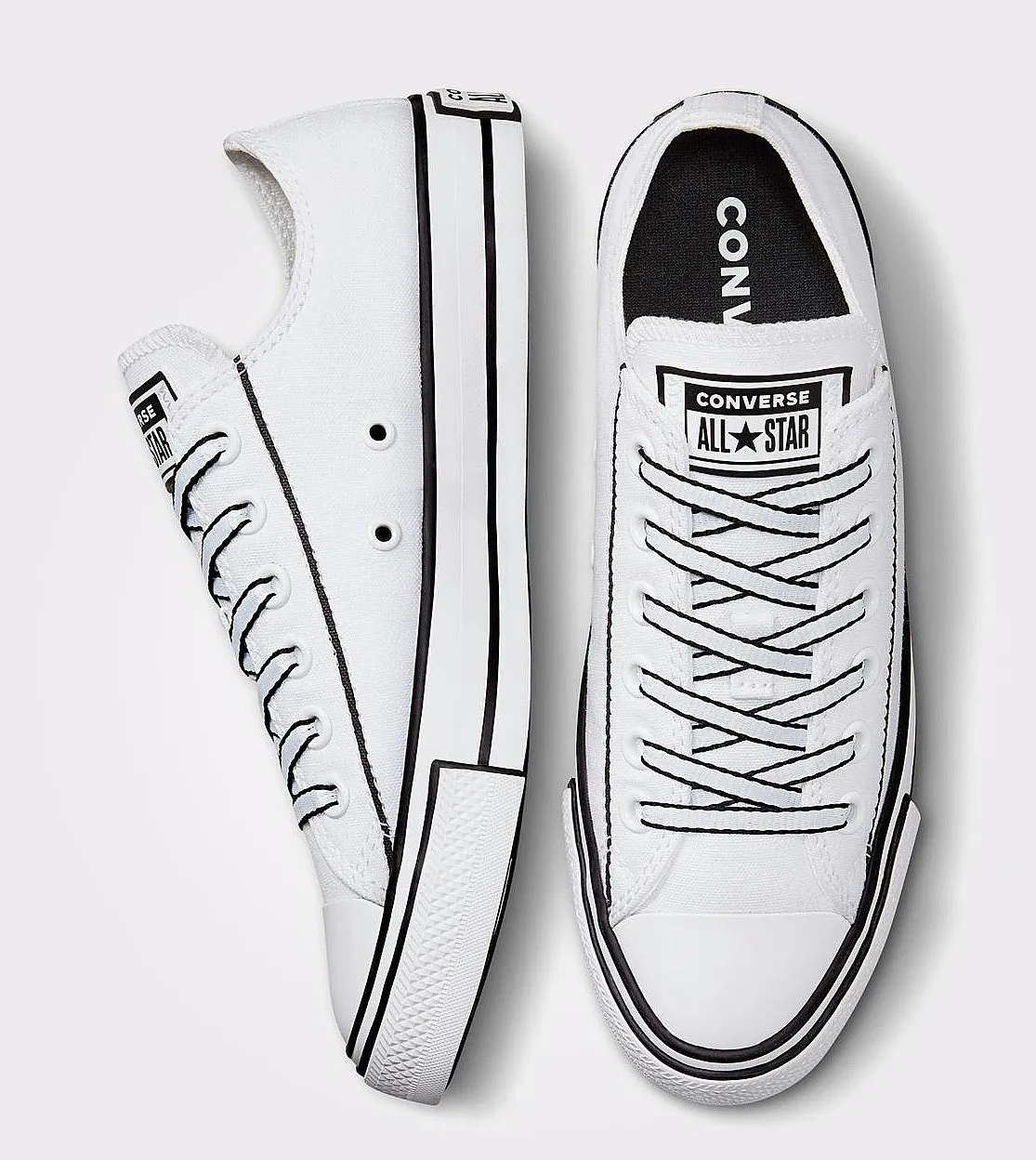 shoes Converse Chuck Taylor All Star Outline Sketch OX - A03528/White/Black/White - women´s