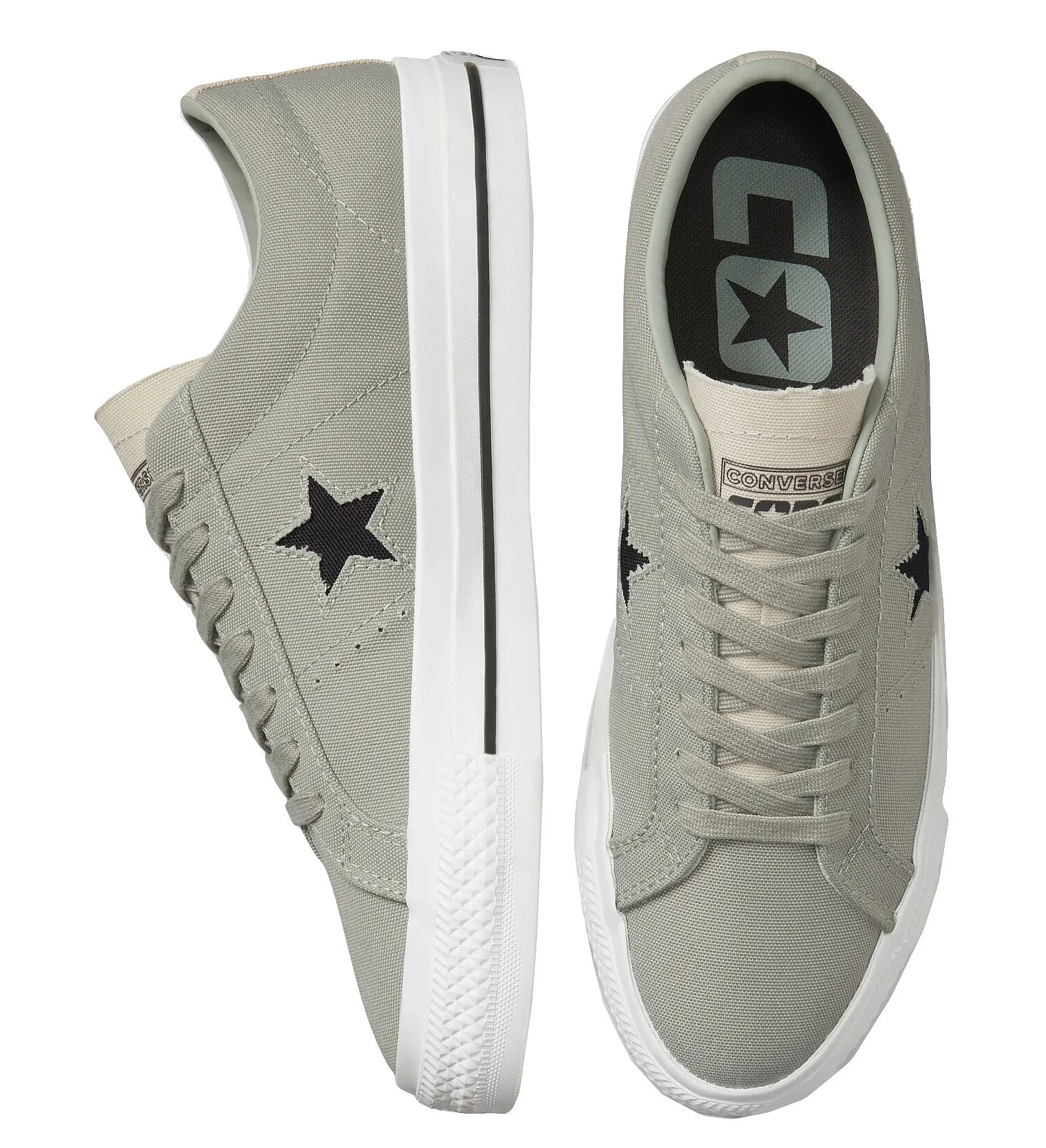 shoes Converse Cons One Star Pro Tri Panel Rpet OX - 172634/Slate Sage/Desert Sand/White