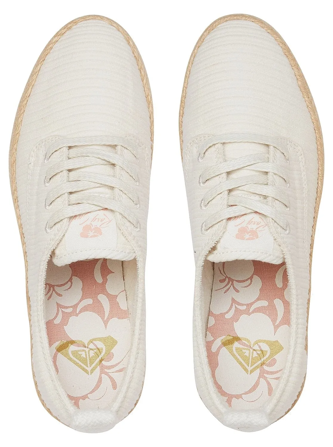 shoes Roxy Shaka Jute - WHT/White - women´s