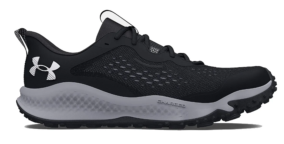 shoes Under Armour Charged Maven Trail - Black/Mod Gray/White - men´s