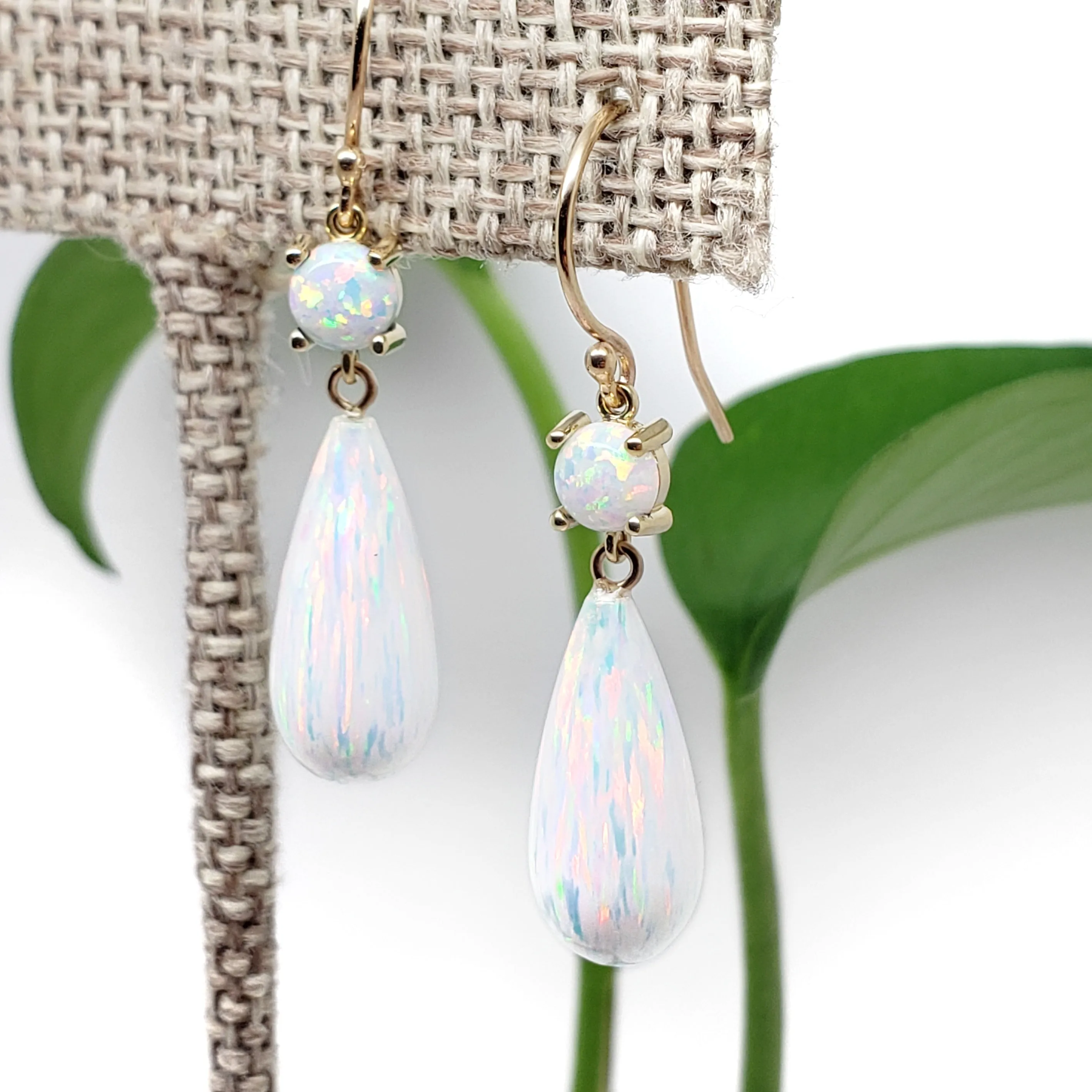 Simulated Opal Dangles