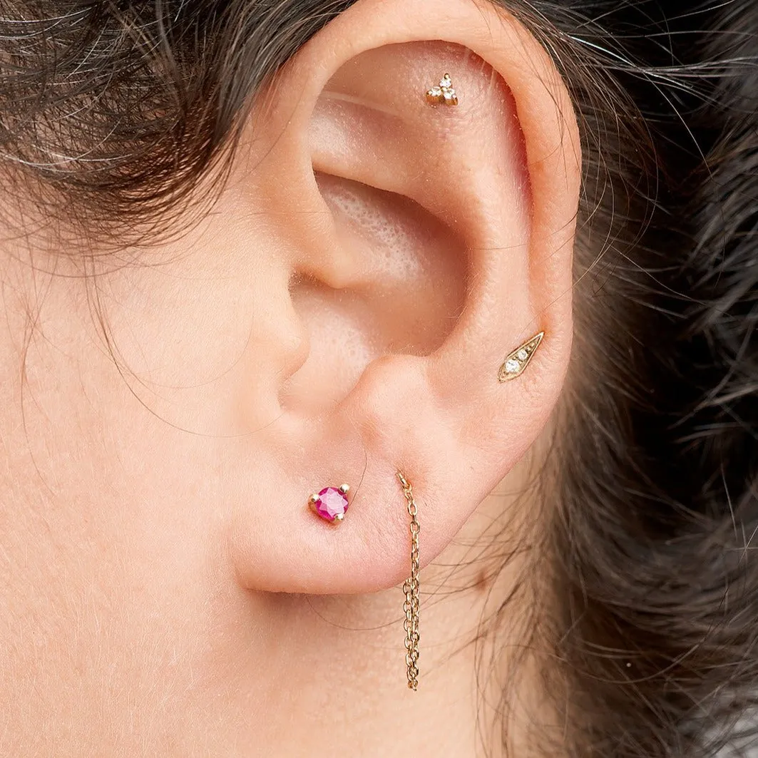 Sloan Ruby Studs