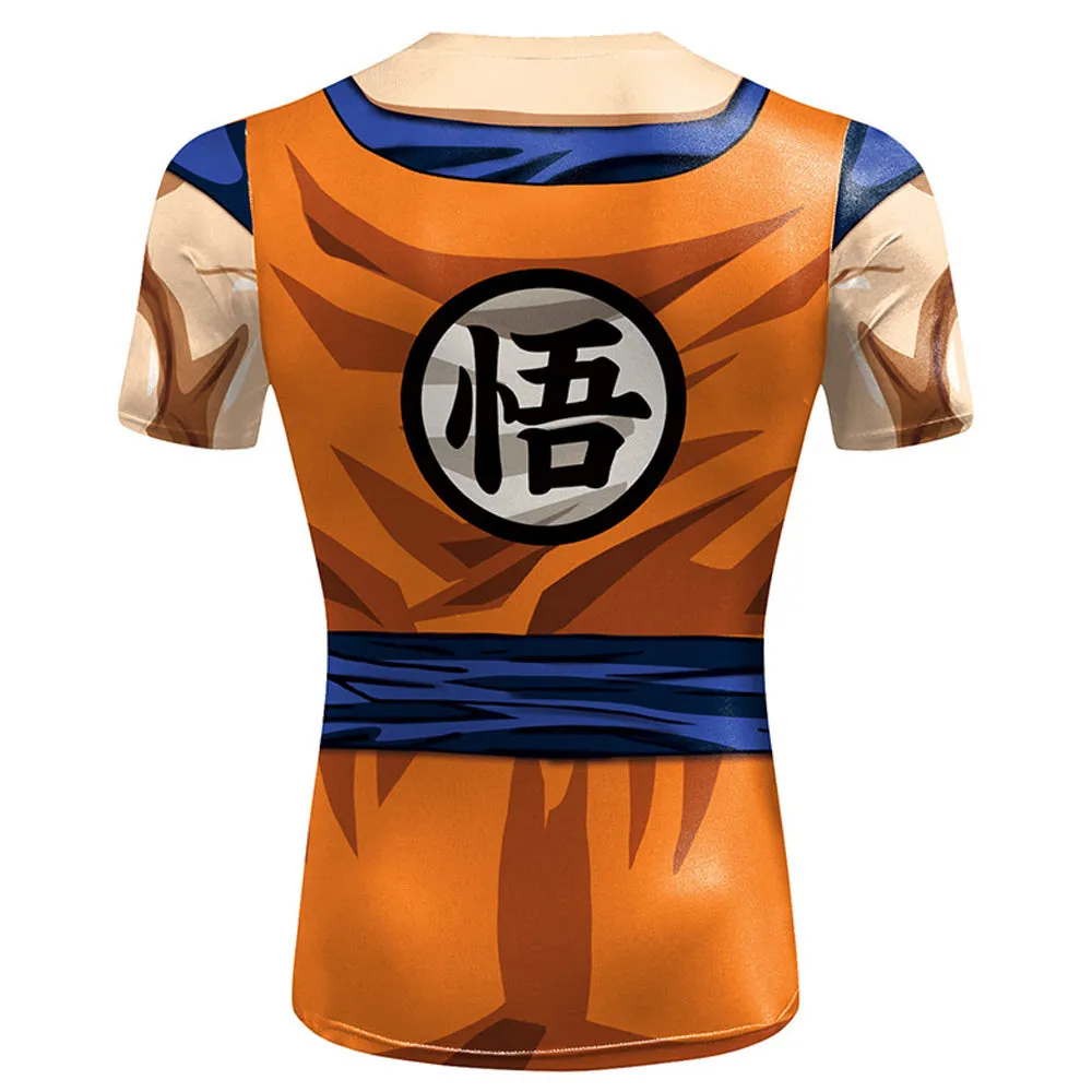 Son Gokus Cosplay T-shirt Men Women 3D Print Summer Short Sleeve Shirt