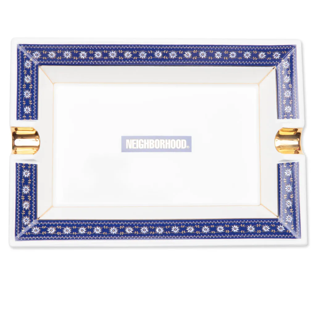 Square Incense Tray - Navy