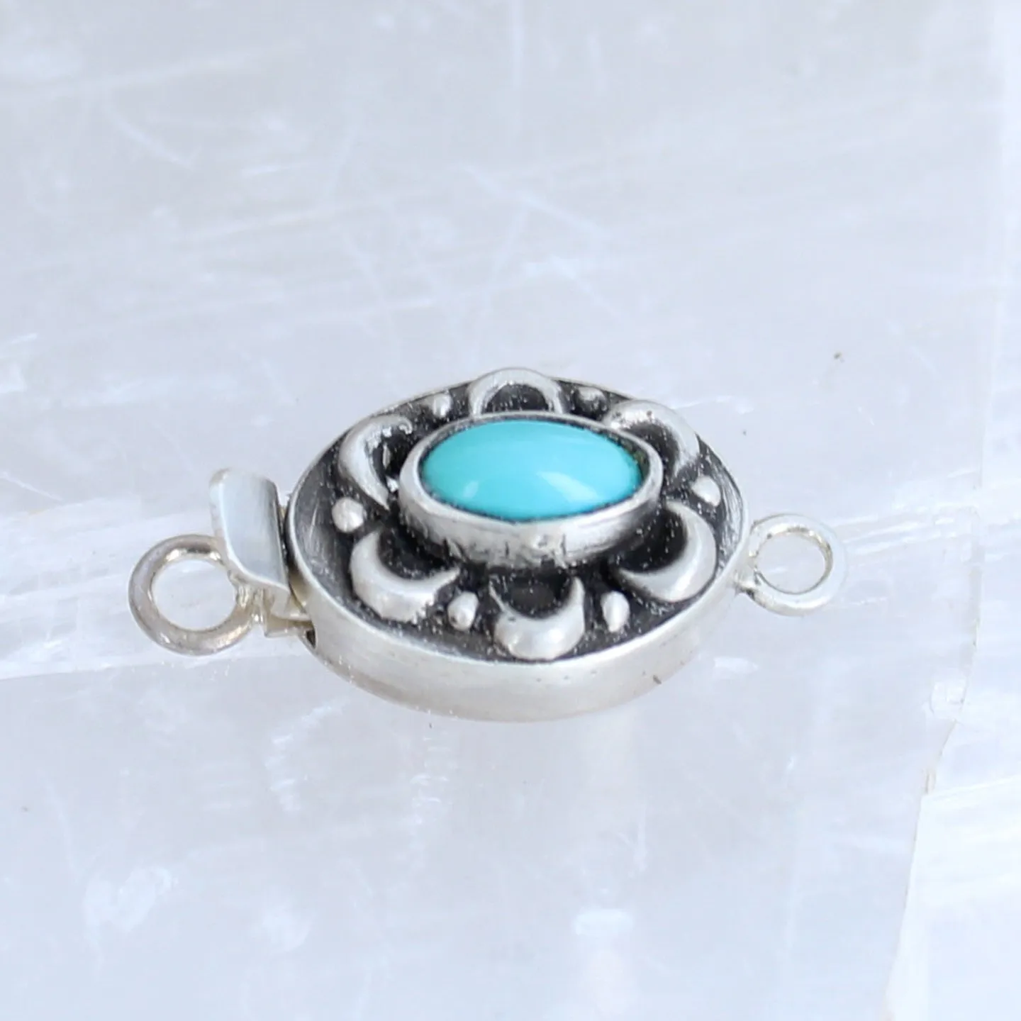 Sterling Moons Robins Egg Blue Campitos Turquoise Clasp