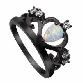 Stunning Fire Crown Opal Ring 3 Options