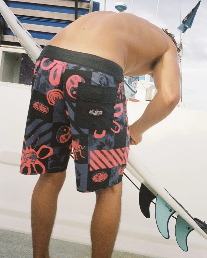 Sundays Pro 19 Boardshorts - Washed Royal