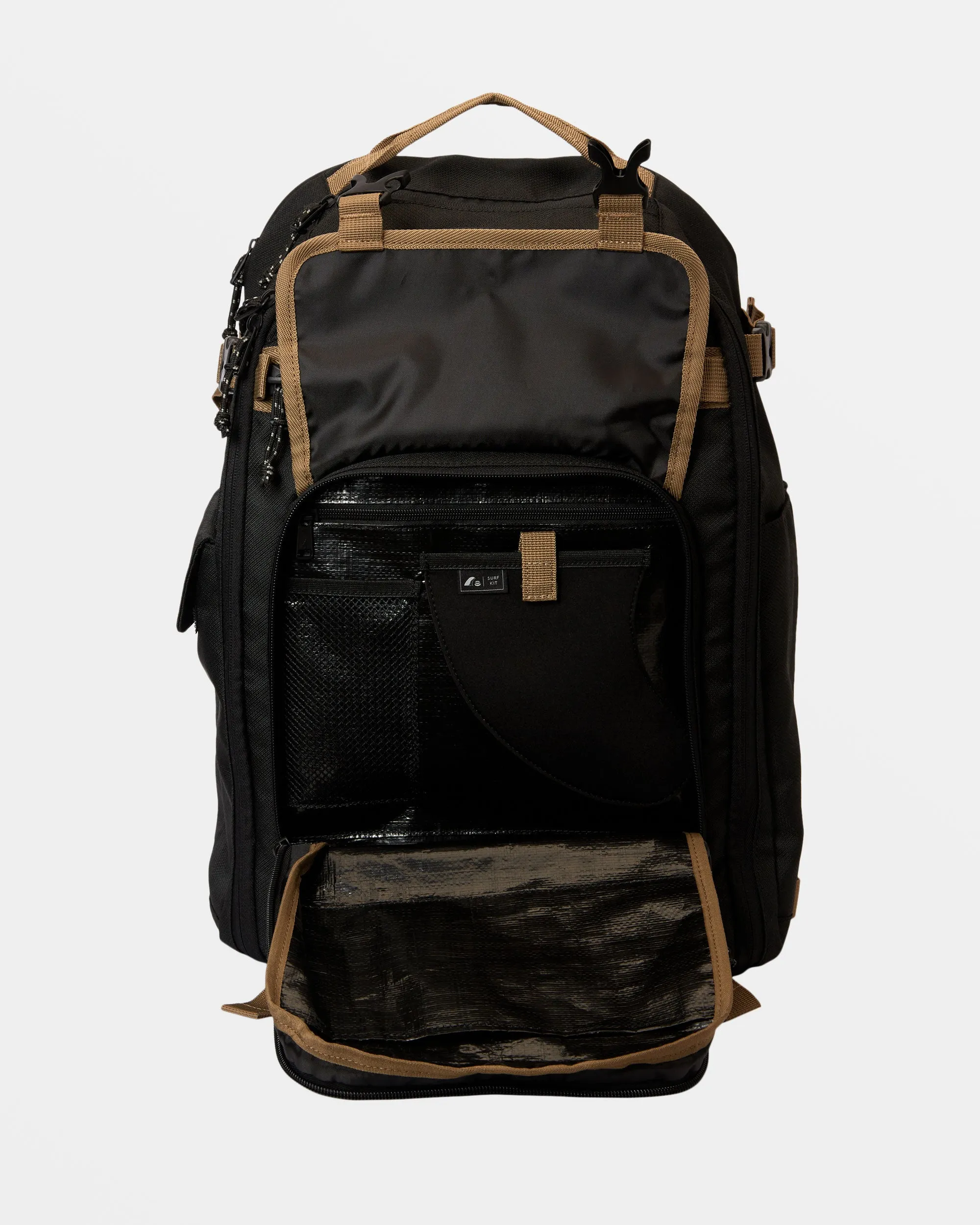 Surftrek Explorer Travel Backpack - Black