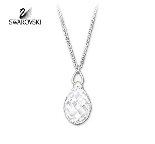 Swarovski Clear Crystal JEWELRY TWISTY PENDANT Necklace #1182706