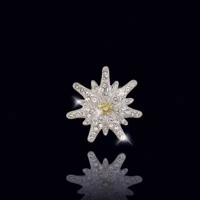 Swarovski Crystal Edelweiss Jewelry